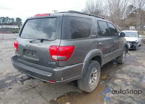 2005 Toyota Sequoia Limited V8 z USA, uszkodzony, nr VIN 5TDZT38A85S252600